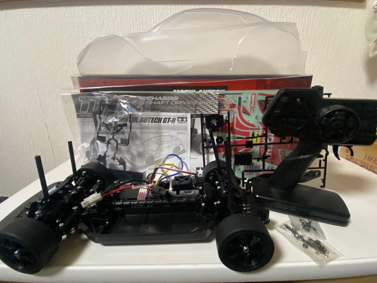 タミヤ 1/10RC XB MOTUL AUTECH GT-R TT-02シャーシ 完成品 日産 モチュール オーテック TAMIYA NISSAN スカイライン R35 電動RC ラジコン拍卖