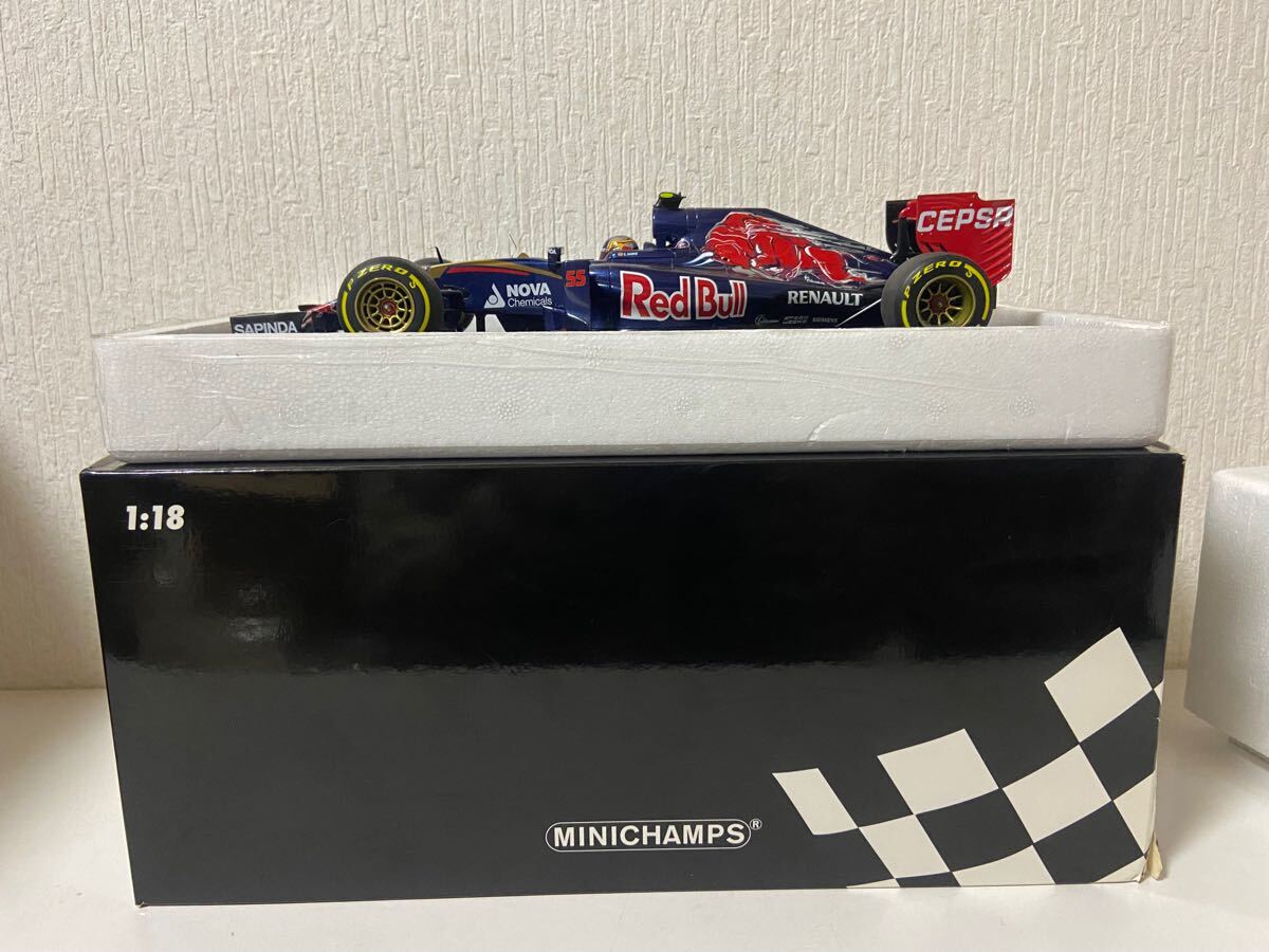 ミニチャンプス 1/18 スクーデリア トロロッソ STR10 2015 C.サインツ レッドブル ルノー PMA MINICHAMPS Red Bull 拍卖
