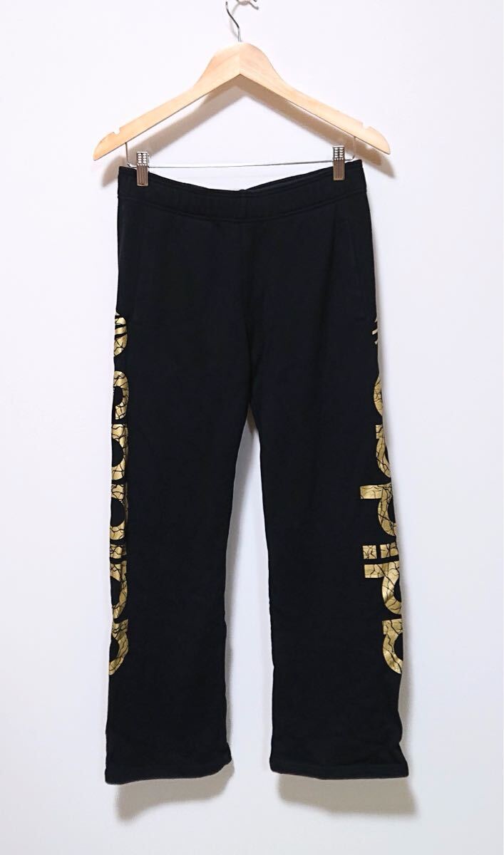 h1659gg adidas (アディダス) サイズM スウェットパンツ ブラック レディース スポーツ 運動 ストレート アディダスロゴプリント おしゃれ 拍卖