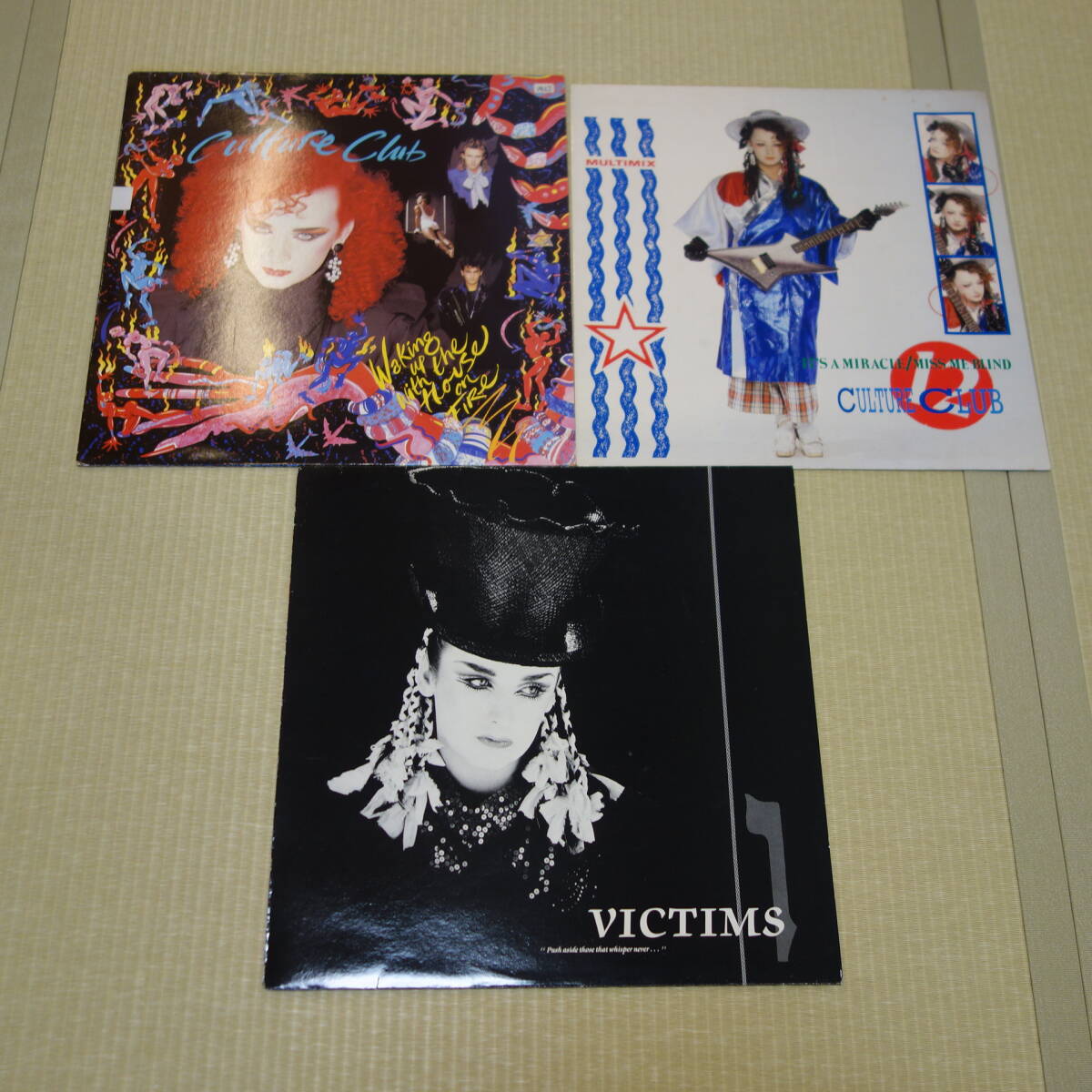 LP/SP/3枚セット/Culture Club/ Waking Up With The House On Fire/ Victims/ It's A Miracle/UK盤拍卖
