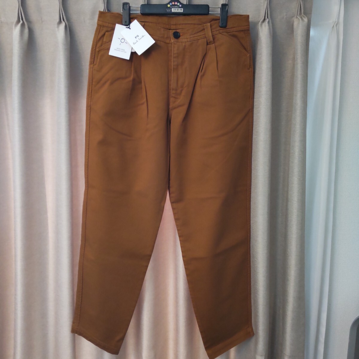 新品タグ付き未使用■Paul Smith【ポールスミス】パンツW84/ストレッチ トラウザーズ■サンプル32サイズ拍卖