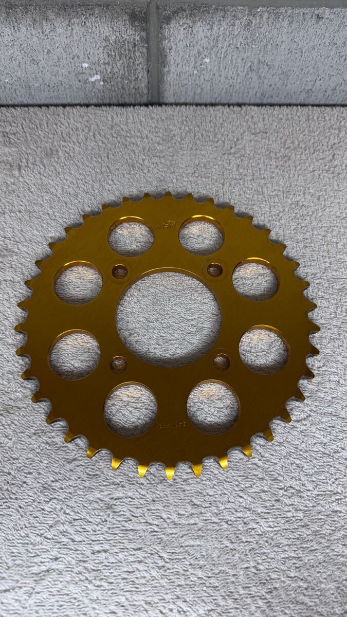 Z400FX E1-3用 38T スプロケタワー スプロケ ハブ ザム製品社外品 ジュラルミン材質 使用歴少なめ 山あり 軽量化 リアスプロケット XAM拍卖