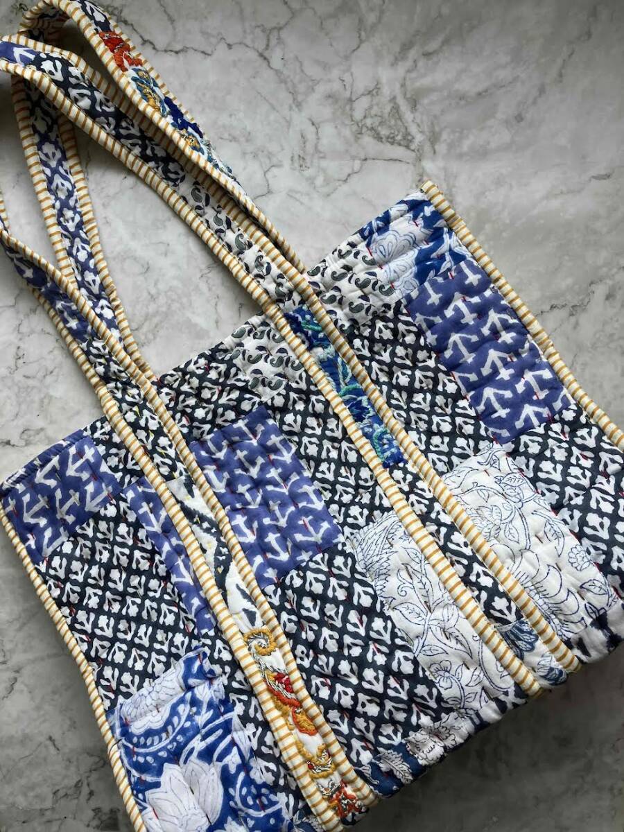 カンタキルト ハンドメイド トートバッグ #B22 拍卖