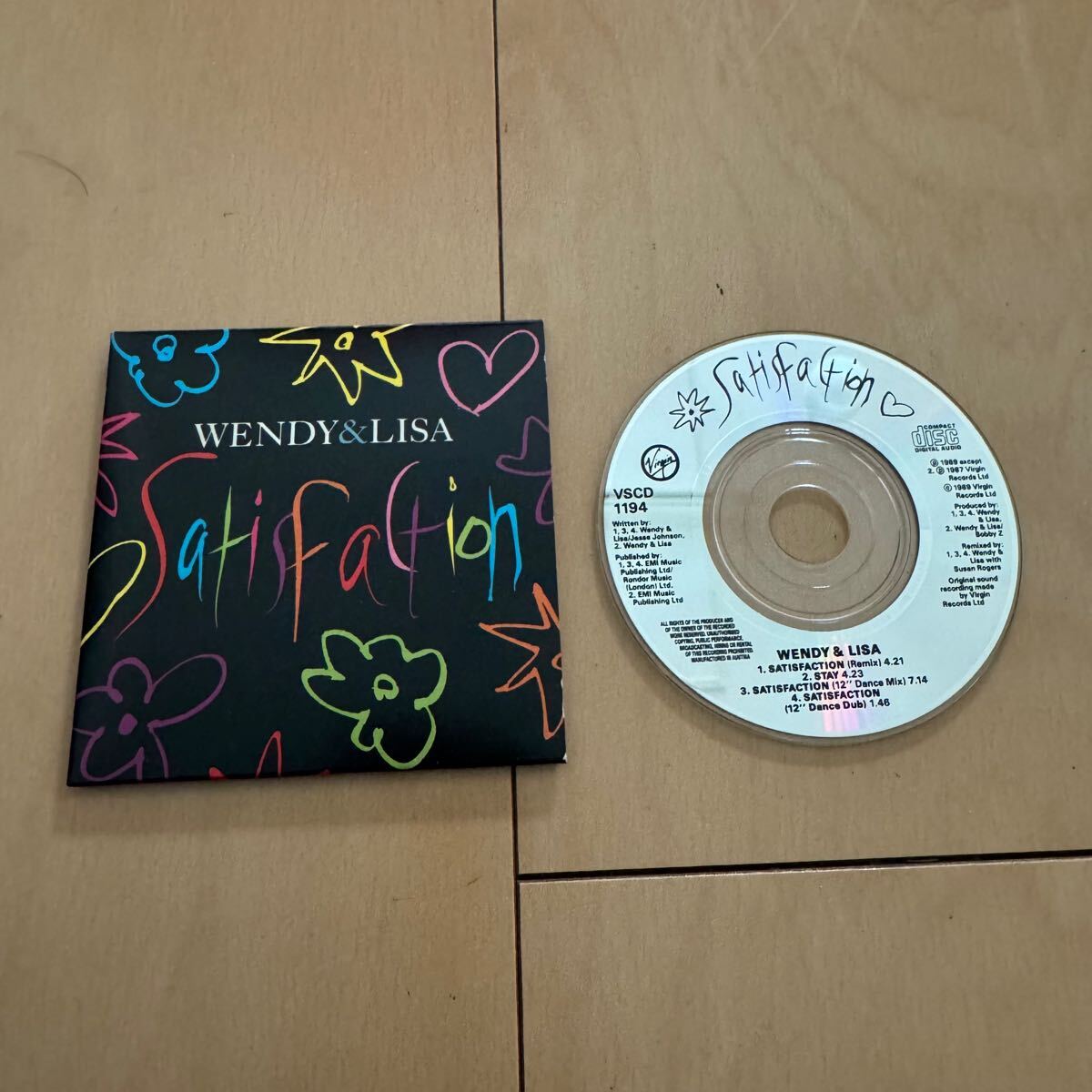 激レア! WENDY AND LISA 限定8cmシングルCD Satisfaction 美品格安!拍卖