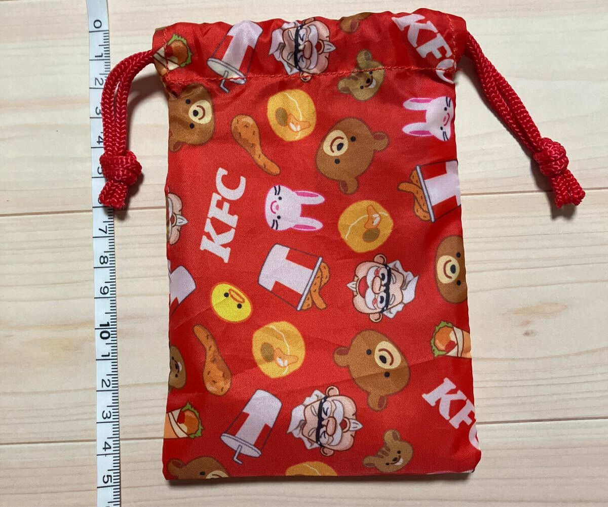 ケンタッキーフライドチキン スマイルセットのオマケ 巾着拍卖