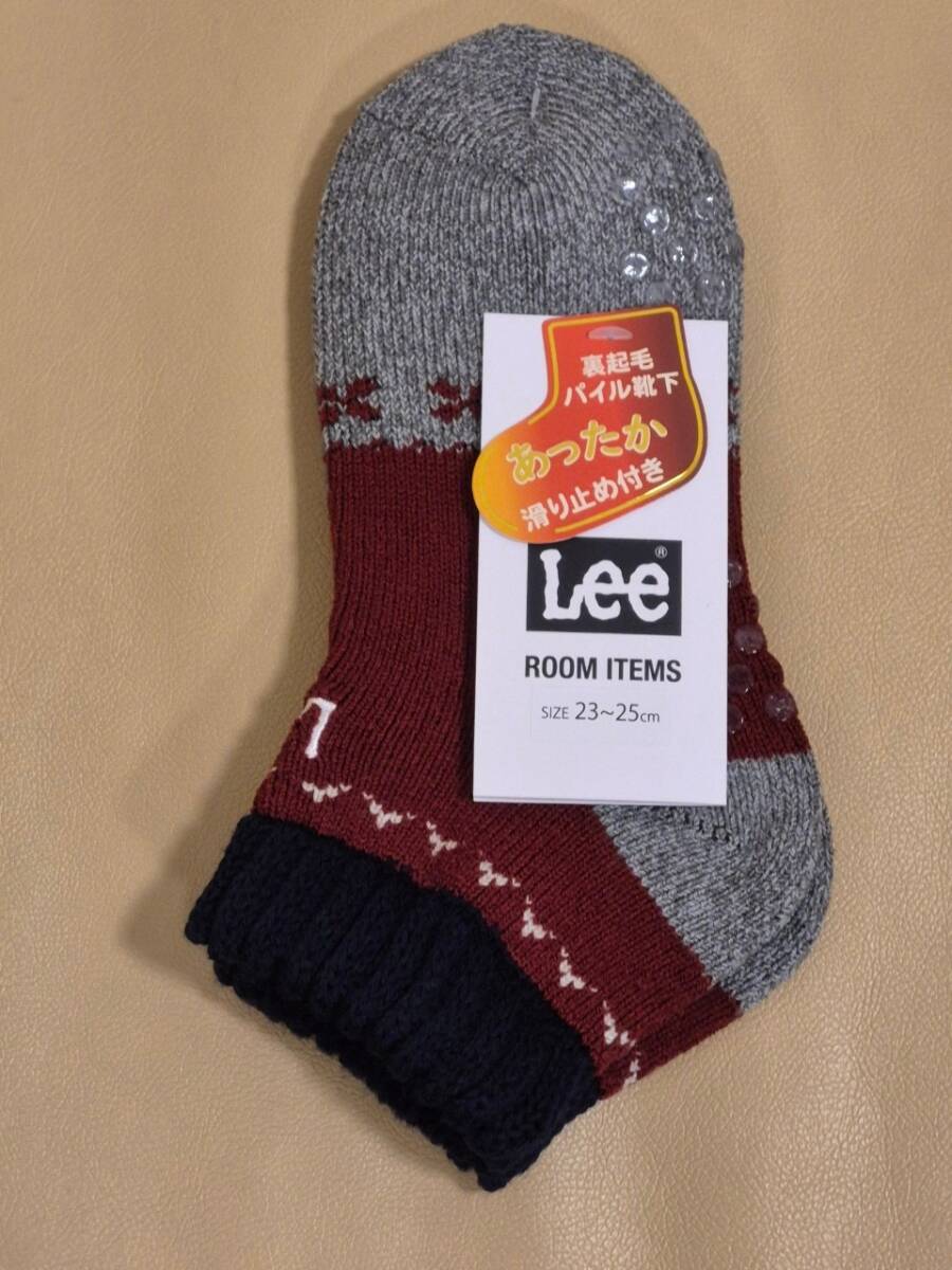 新品 未使用 タグ付き 女性 Lee リー ルームソックス 送料無料 拍卖