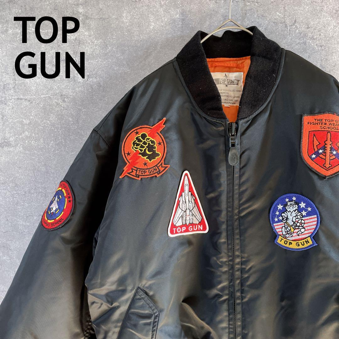 TOP GUN フライトジャケット MA-1 ワッペン 映画 Mメンズ ab拍卖