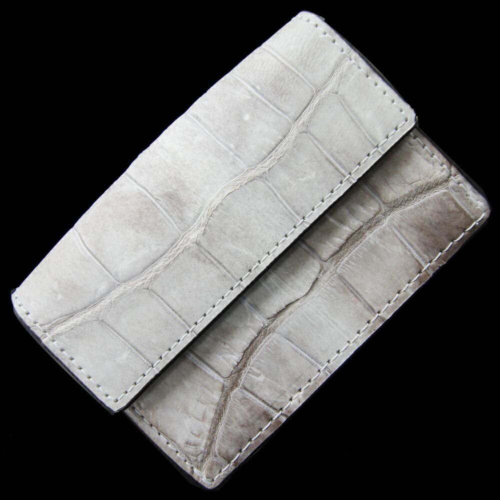 ヒマラヤ クロコダイル 三つ折り財布 HL-9609-HM NATURAL ヒマラヤ クロコダイル 新品 未使用拍卖