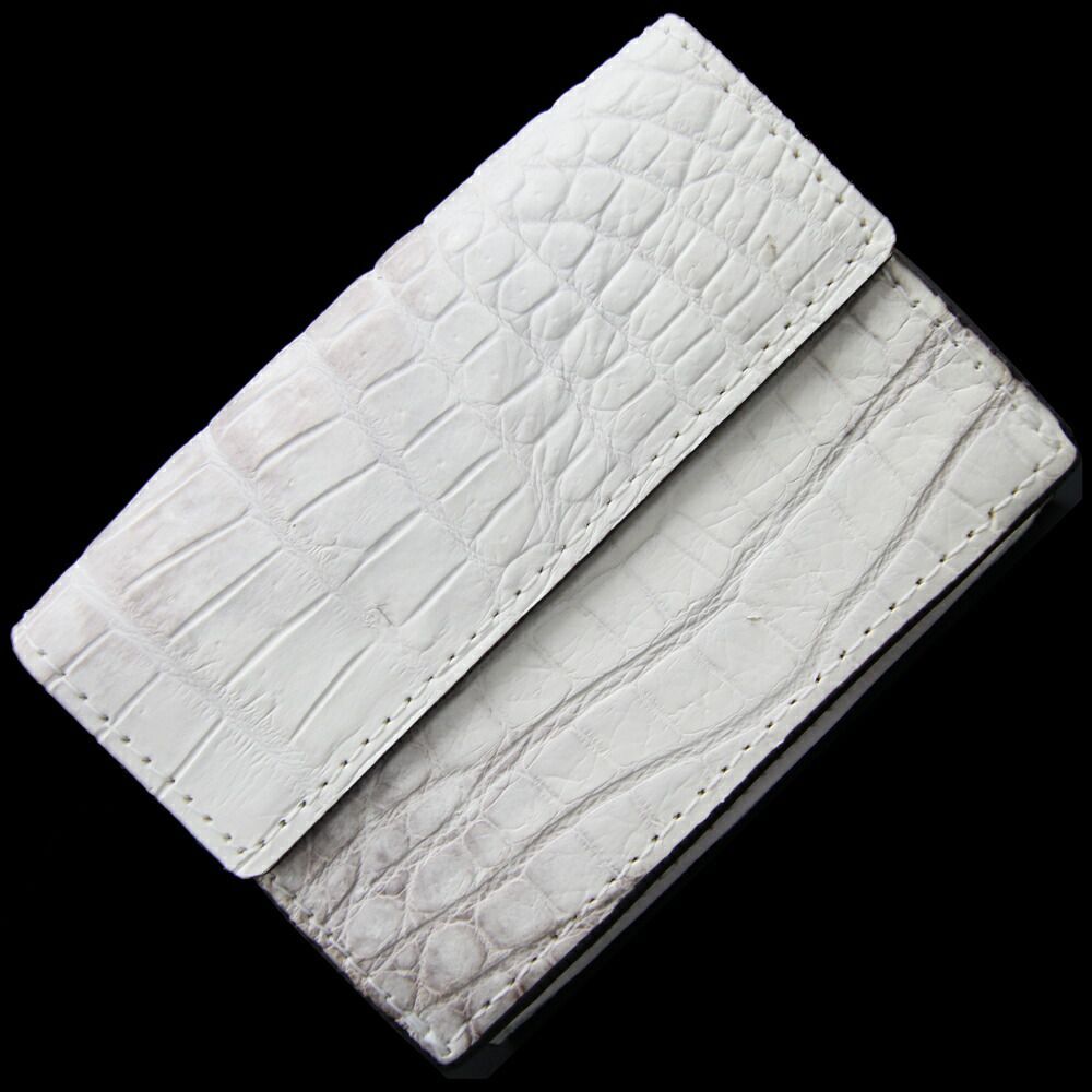 ヒマラヤ クロコダイル 三つ折り財布 HL-9609-HM NATURAL ヒマラヤ クロコダイル 新品 未使用拍卖