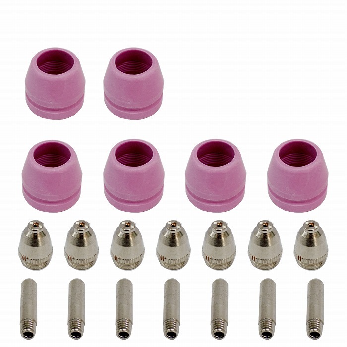 CUT-60 互換 20個セット プラズマ カッター トーチ ノズル チップ カップ 先端 消耗品 切断機 鉄板 CUT60 20個 電極 交換拍卖