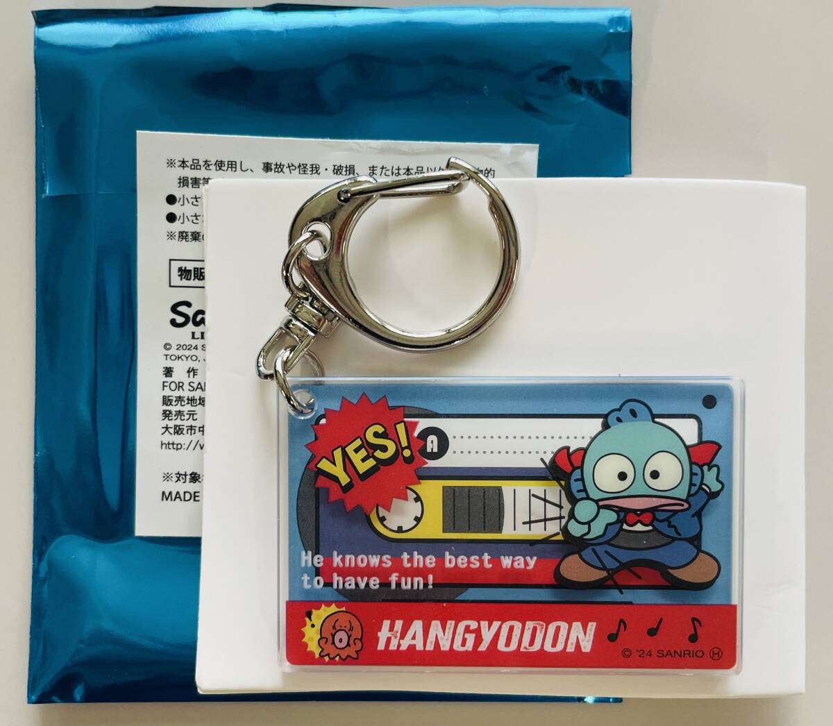 ★サンリオ キャラクターズ カセットテープ型 アクリルキーホルダー ハンギョドン★ヴィンテージレトロ拍卖
