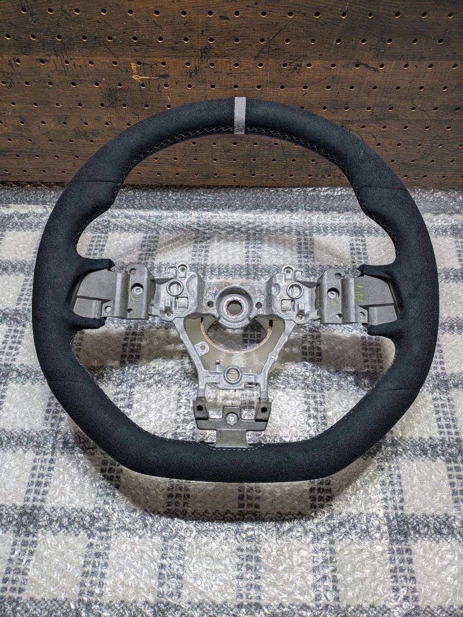 SUBARU WRX STI S208 NBR 限定車 専用ウルトラスエードステアリング 新車外し希少 S207 VAB VAG S4 VM4 VMG ② 拍卖
