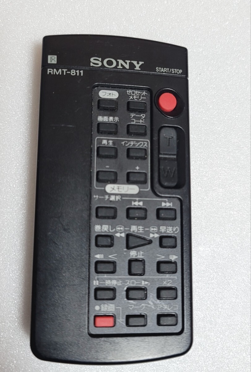 SONY RMT-811 リモコン 赤外線発光確認済み 拍卖