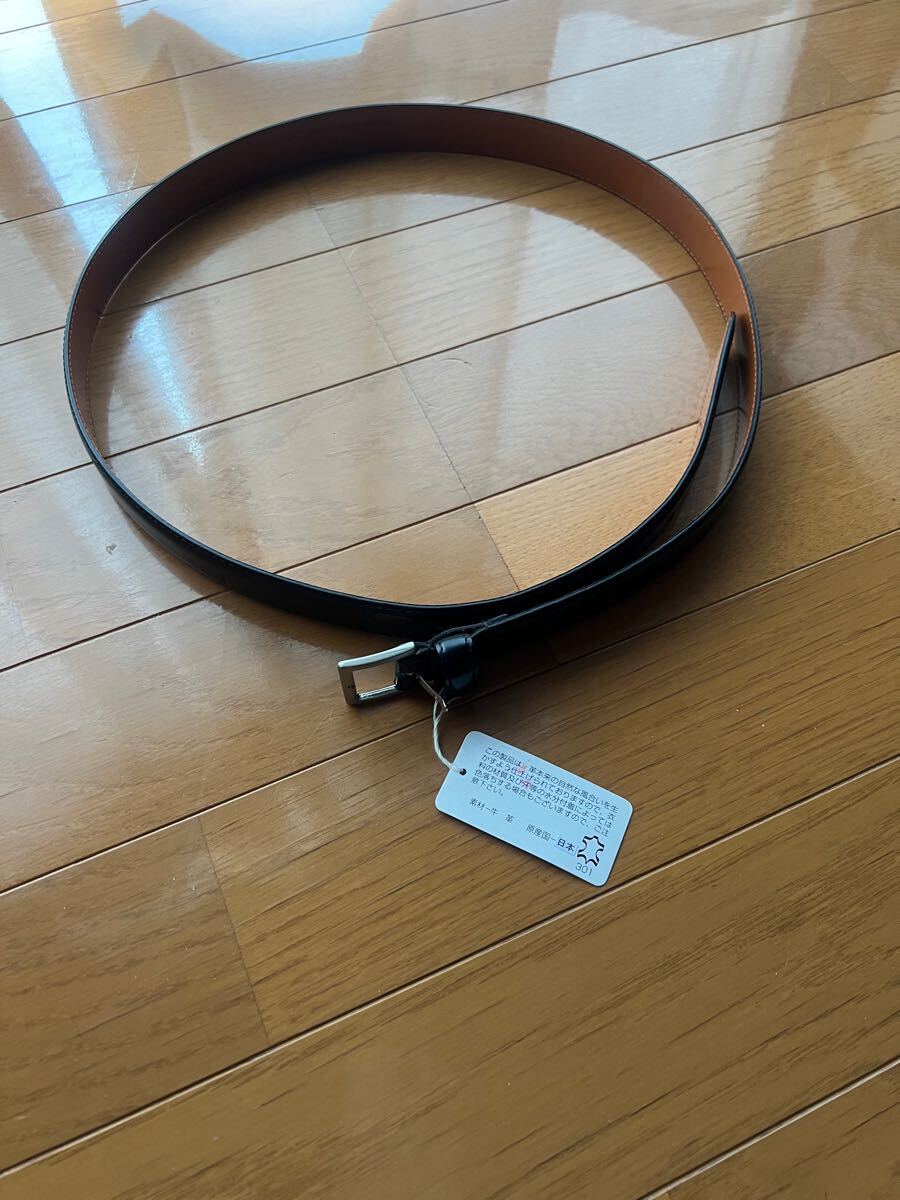 ビームスBEAMS B:MING レディースベルト ホースレザー黒色 新品未使用タグ付きです。拍卖