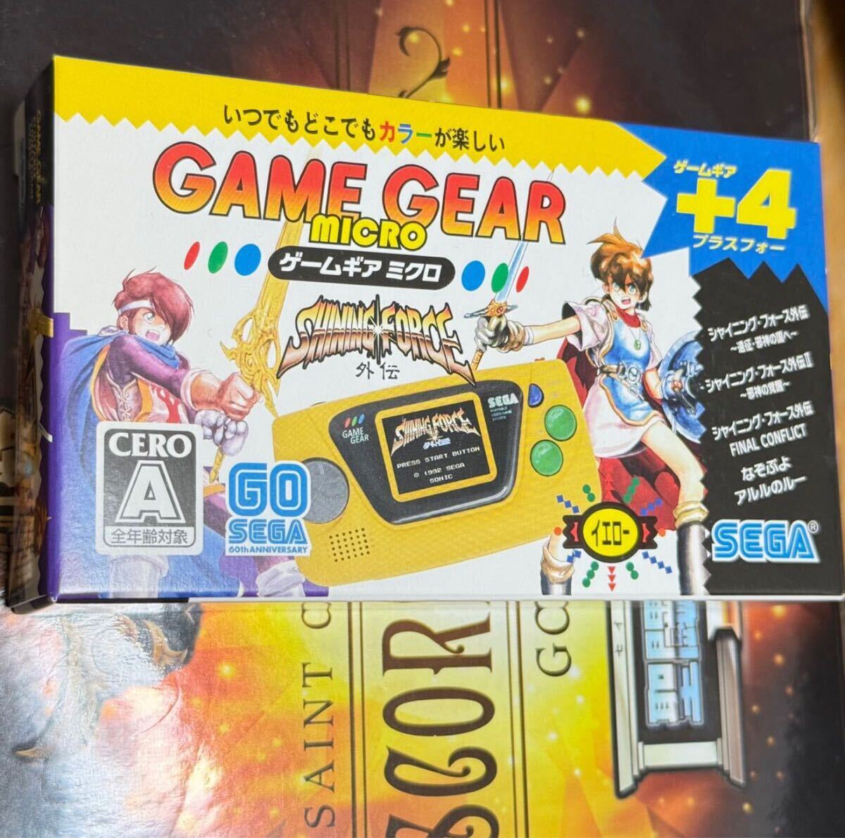 未使用 GAME GEAR MICRO ゲームギアミクロ イエロー ゲームギア +4 SEGA セガ ゲーム機拍卖