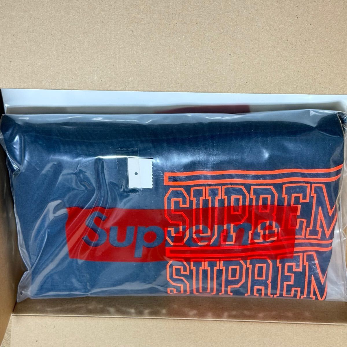 Mサイズ Supreme Stacked L/S Top 2018SS ロンT Tシャツ NAVY 拍卖