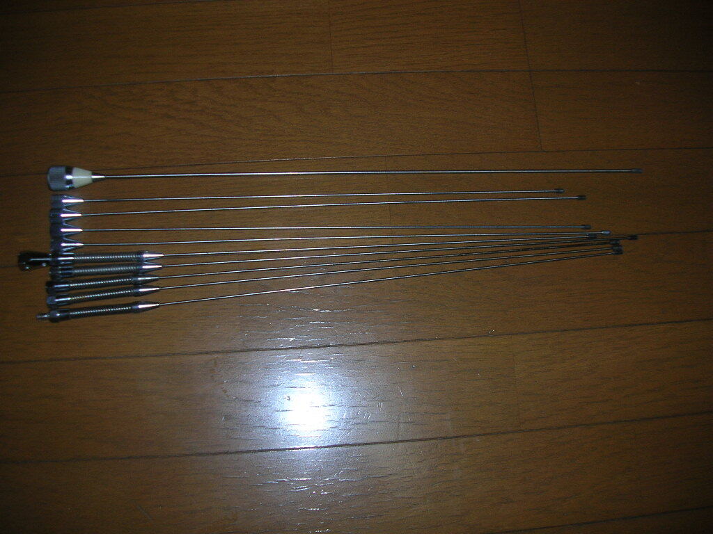 警察無線用アンテナ 基幹系(デジタル)又は部隊系 UW(デジタル)まとめて11本セット ジャンク品 115拍卖