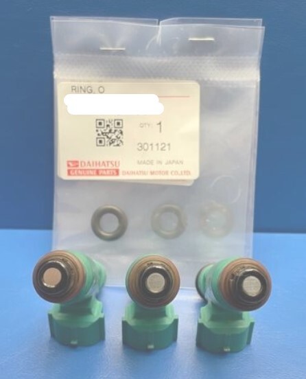 ★新品 未使用 純正部品 ダイハツ DAIHATSU エッセ ESSE L235S L245S 12ホール インジェクター 1台分 セット チューニング リフレッシュ★拍卖