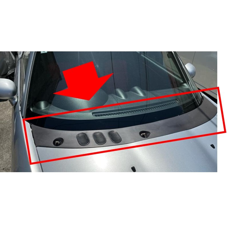 ★新品 未使用 純正部品 ダイハツ DAIHATSU コペン COPEN L880K カウルトップ ベンチレータ ルーバ ブラック X07 リフレッシュ レストア★拍卖