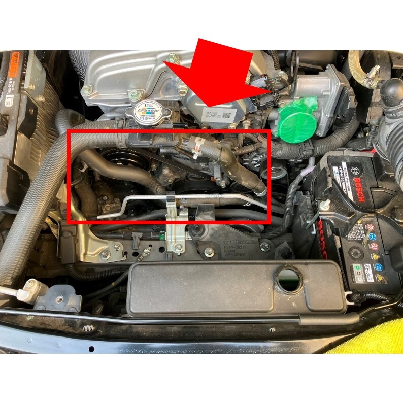 ★新品 未使用 純正部品 マツダ ロードスターRF 4代目 ND系 純正 ウォーターポンプベルト ハウジング ガスケット ドライブベルト★拍卖