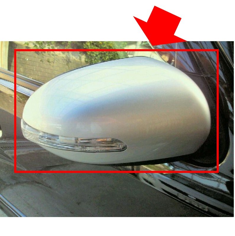 ★新品 未使用 純正部品 ダイハツ DAIHATSU エッセ ESSE L235S L245S シルバーメタリック アウター ドア ミラー カバー 左右 セット 1C0★拍卖