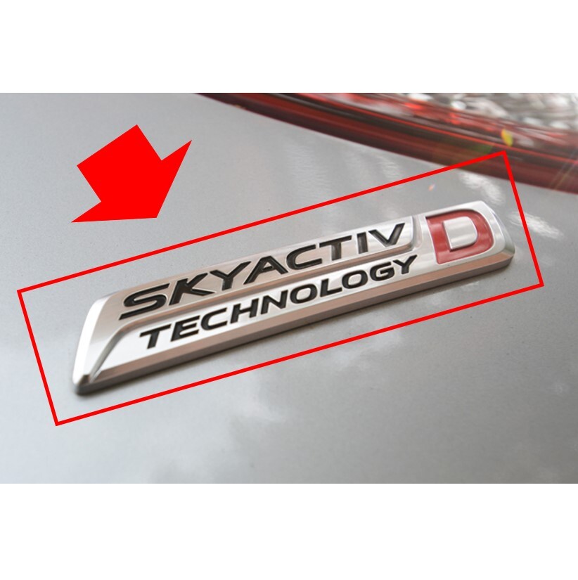 ★新品 未使用 純正部品 マツダ 純正 CX5 初代 KE型 DJデミオディーゼルエンジン車用 SKYACTIVE Dエンブレム 赤 在庫限り 希少 レア★拍卖