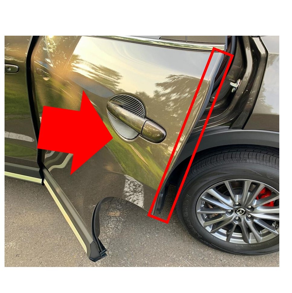 ★新品 未使用 純正部品 マツダ CX5 KFEP KF2P KF5P 純正 アクセサリー ドアエッジモール 2M マシーングレープレミアムメタリック★拍卖