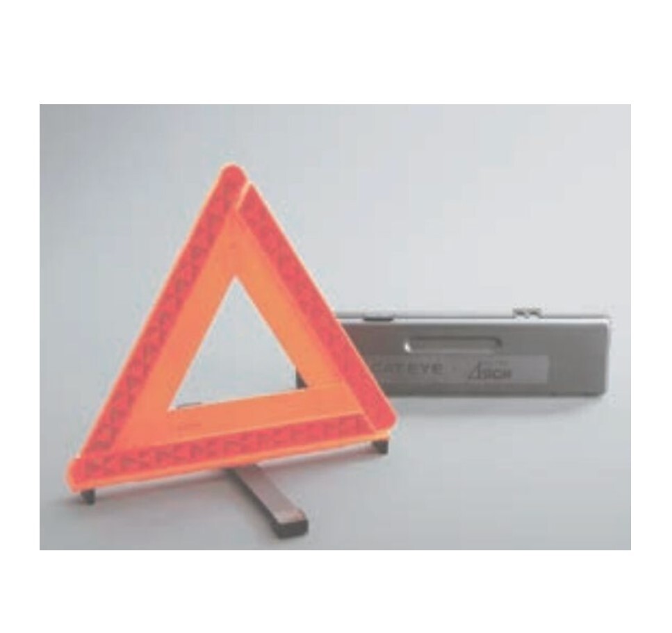 ★新品 未使用 純正部品 三菱 デリカ D:5 D5 全グレ-ド 三角停止表示板 三菱系 全車種 故障 高速道路 ケ-ス付き 反射板 安全★拍卖