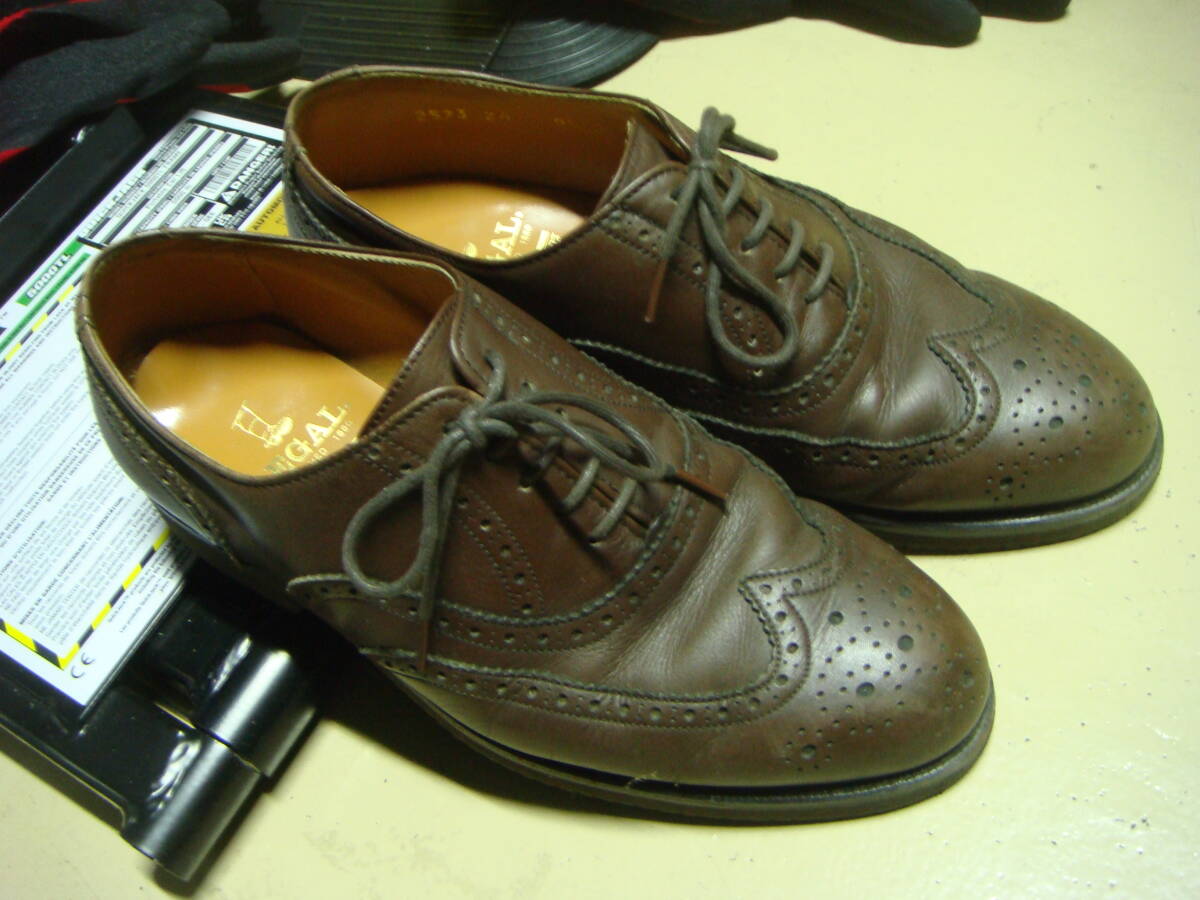 お買い得!中古美品!REGAL リーガル メンズ 本革 レザー 革靴 24.5cm ビジネスシューズ フォーマル 紳士靴 拍卖