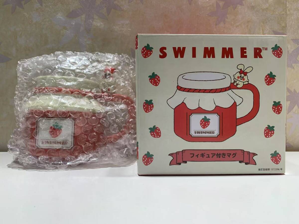 未使用品 スイマー SWIMMERマグカップ フィギュア付き 340ml拍卖
