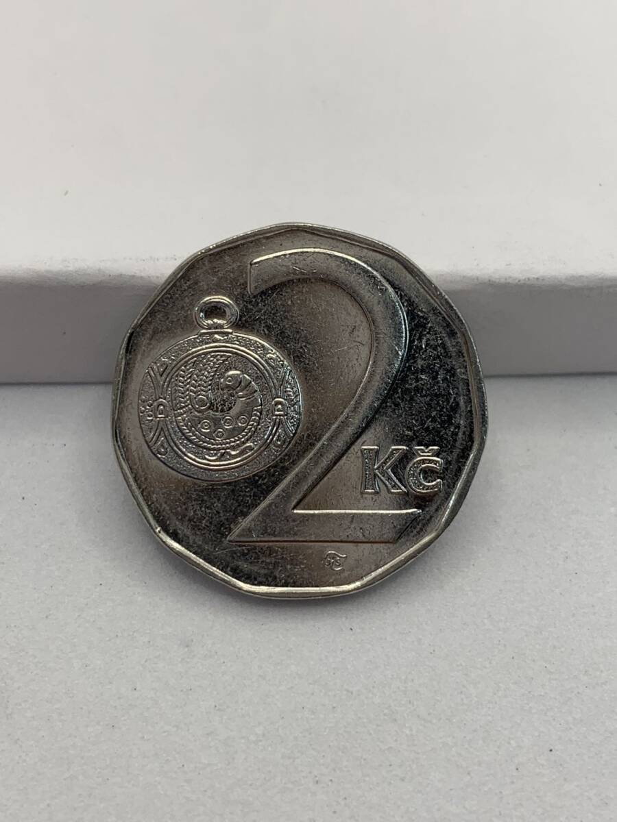 中古 チェコ 2コルニー 1997年コイン ⑪拍卖