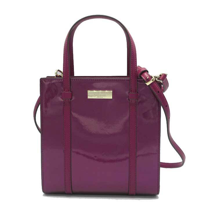 ケイトスペード ニューヨーク トートバッグ パテント調 ミニ トート 2WAY 斜め掛け KI956 600 アウトレット レディース拍卖