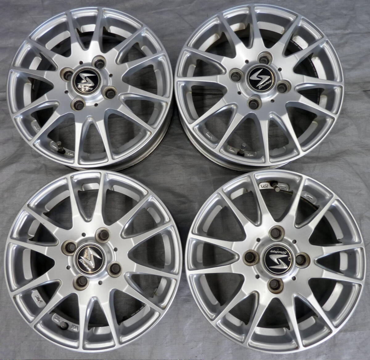 ●2501-F15 JWL-T規格 ビレットスタージャパン Strategy ストラテジー 13×4.00B +43 PCD100 ワゴンR ラパン タント ムーヴ エッセ N-BOX拍卖