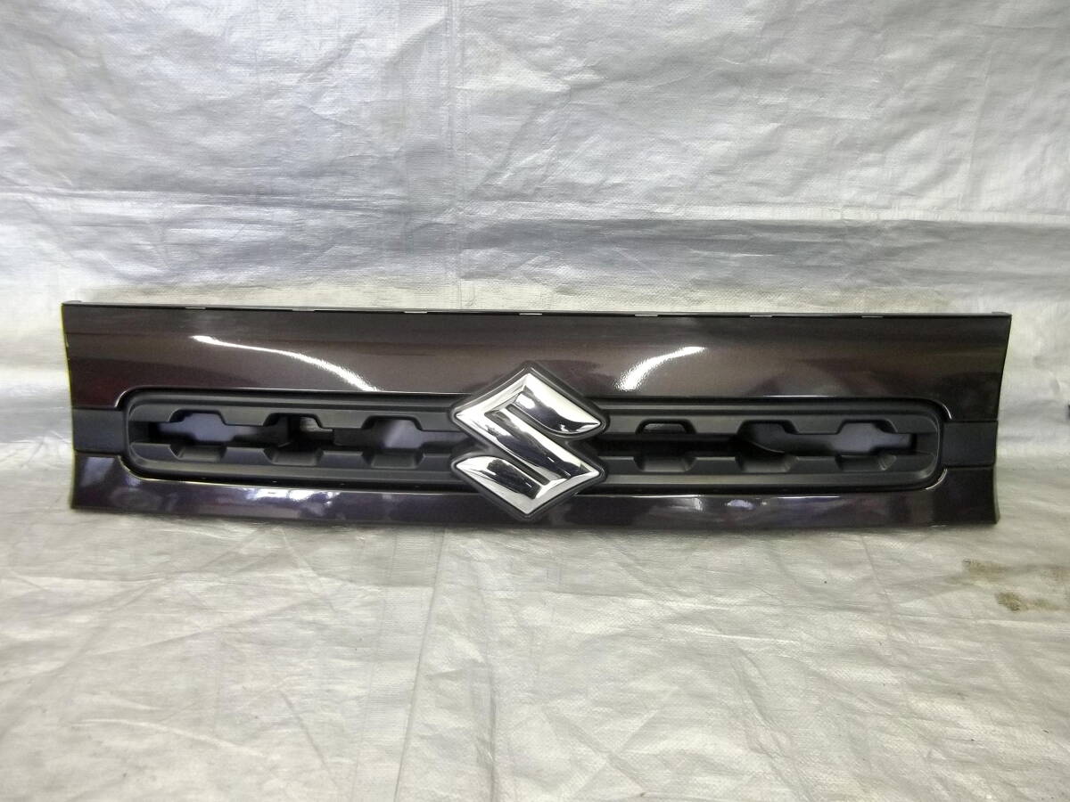 ●●2501-NN26L MK53S スペーシア 前期 純正 フロントグリル ZSF アーバンブラウンパールメタリック 72131-79R0 破損無 良品!拍卖