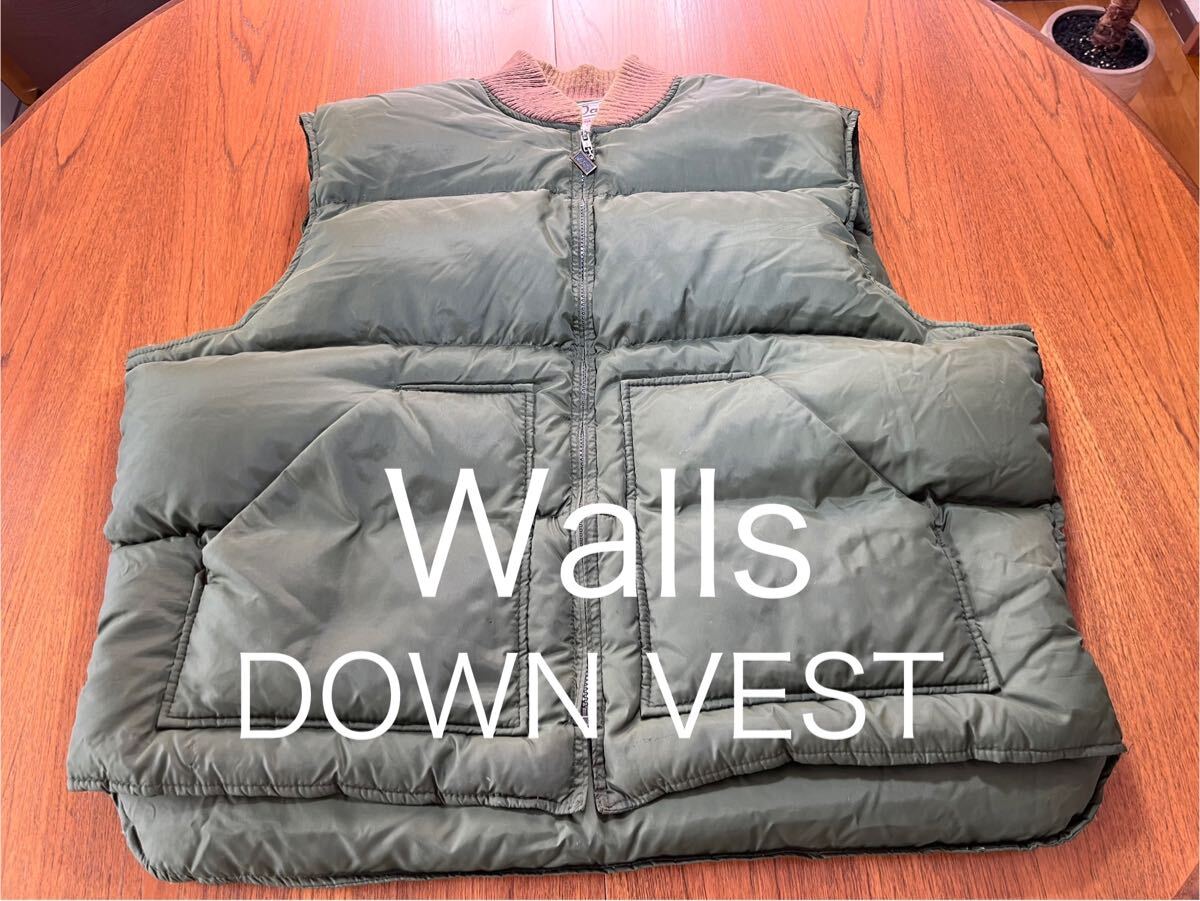 WALLS ダウンベスト ヴィンテージ DOWN VEST 拍卖