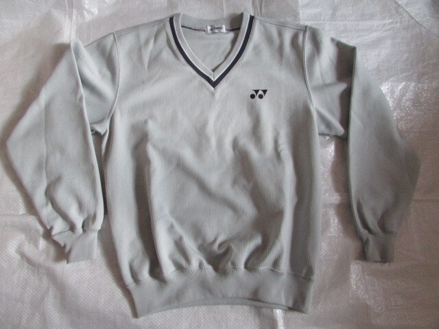 メンズ Sサイズ USED 引っ掛け多数 擦れた毛玉有り ヨネックス 長袖 セーター Vネック ウオーム ジャケット トレーナー yonex 162~168cm 拍卖