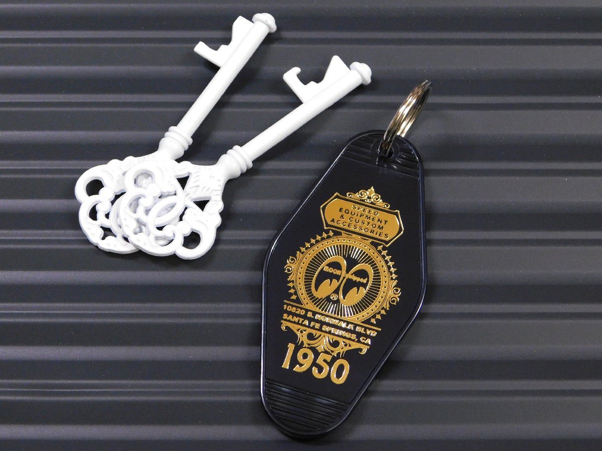 ◆送料\140◆【MOON Equipped・ムーンアイズ】※《ホテルキータグ / ブラック》 MKR173BK MOONEYES アメリカン雑貨 キーホルダー拍卖
