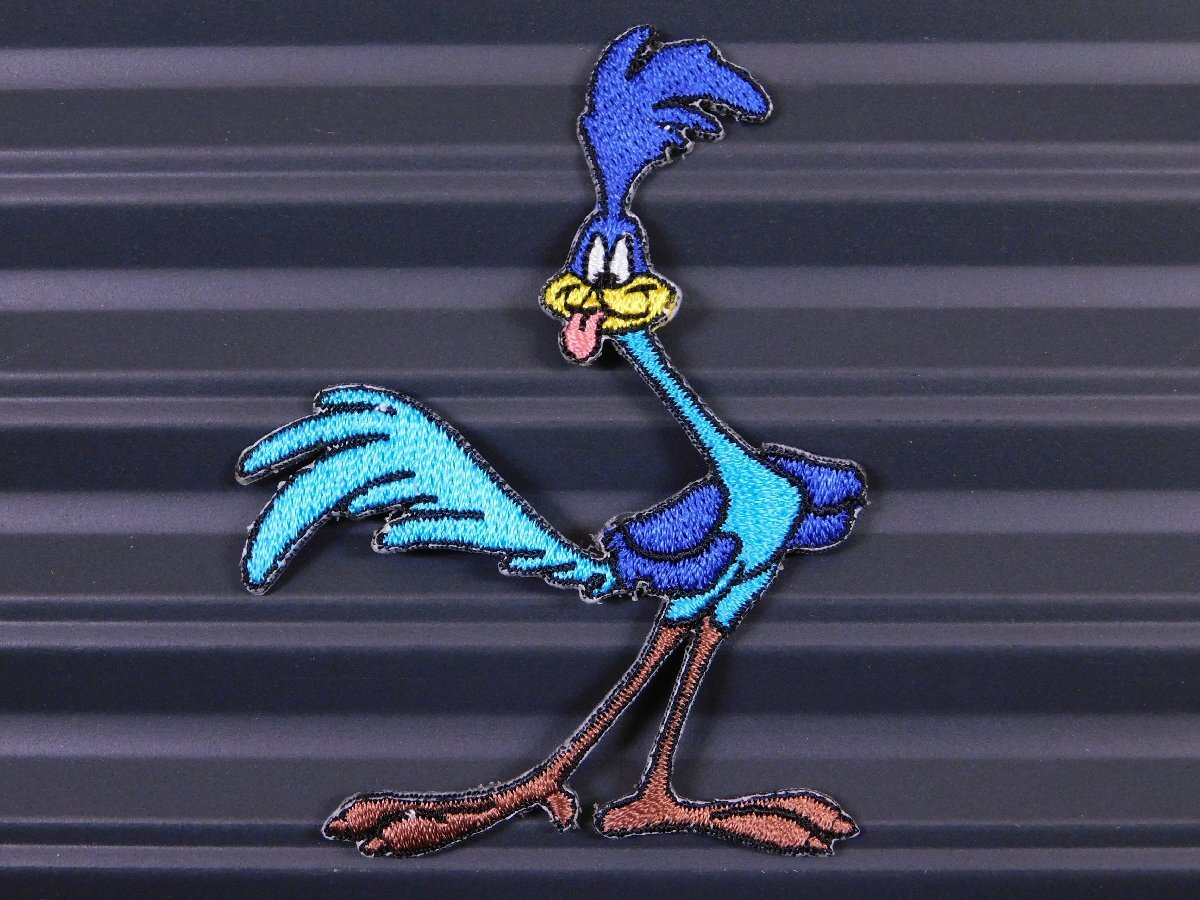 ◆送料\110◆【ロードランナー⑯】※《アイロン刺繍ワッペン》 アメリカン雑貨 刺繍ワッペン アイロンワッペン拍卖