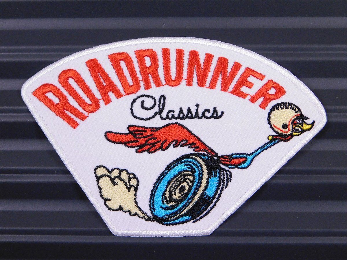 ◆送料\110◆【ロードランナー⑫】※《アイロン刺繍ワッペン》 アメリカン雑貨 刺繍ワッペン アイロンワッペン拍卖