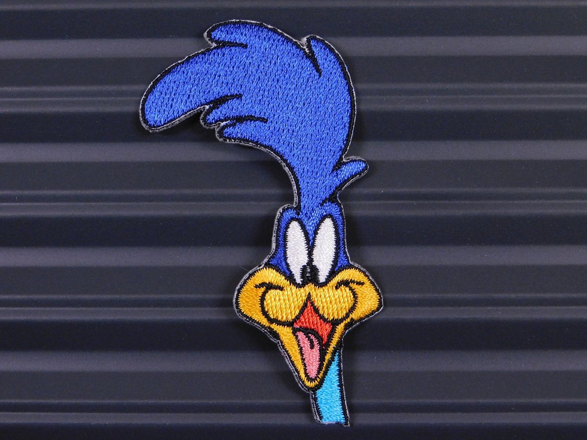 ◆送料\110◆【ロードランナー⑭】※《アイロン刺繍ワッペン》 アメリカン雑貨 刺繍ワッペン アイロンワッペン拍卖