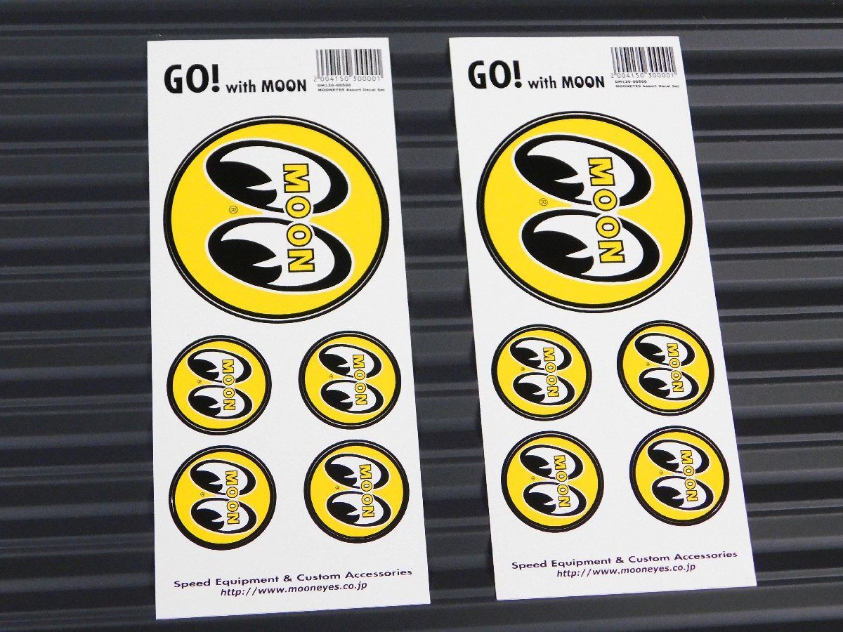 ◆送料\110◆【MOONEYES・ムーンアイズ】※《アイボール・5Pステッカーセット / 2枚セット》 DM120拍卖