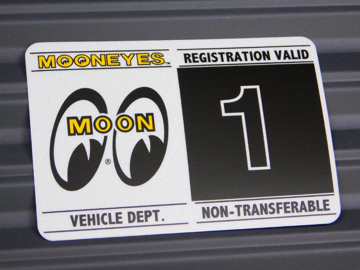 ◆送料\110◆【MOONEYES・ムーンアイズ】※《レジストレーションステッカー・1月》 DM212-01 車検ステッカー ハワイ拍卖