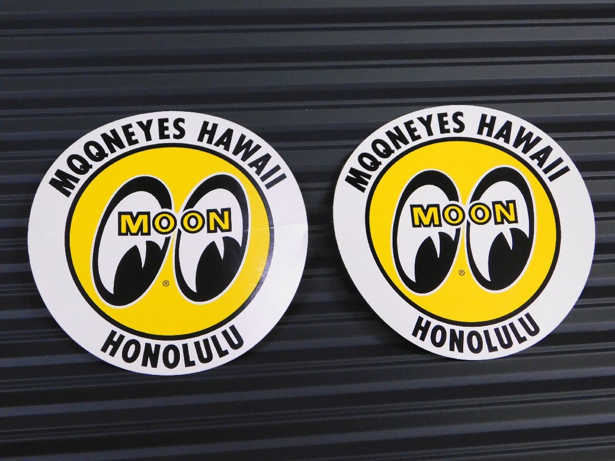 ◆送料\140◆【MOONEYES・ムーンアイズ】※《HAWAII デカールステッカー・直径127mm / 2枚セット》 DM213HIL拍卖