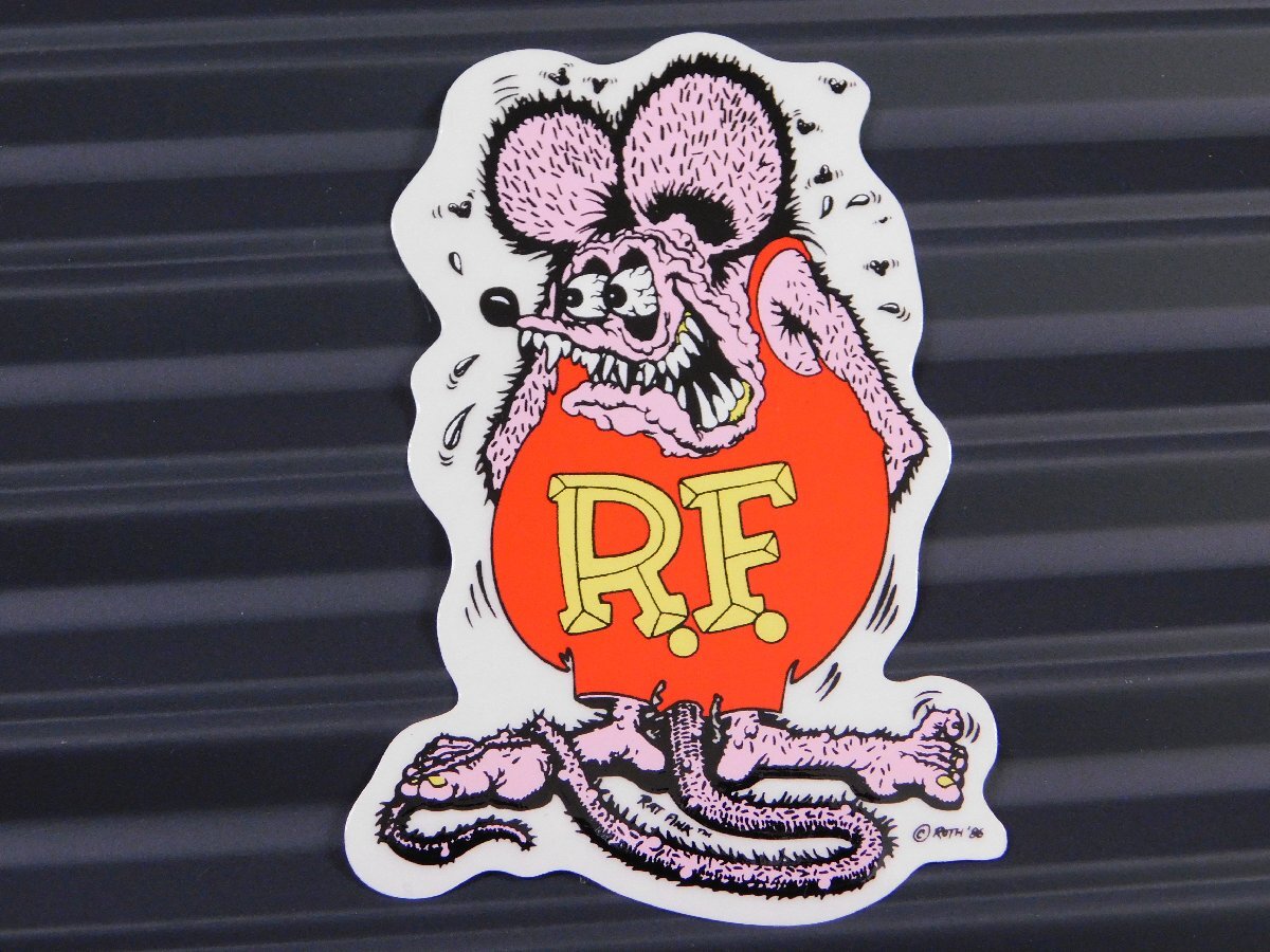 ◆送料\110◆【Rat Fink・ラットフィンク】※《デカール クリアタイプ・パープル》 RD002PU MOONEYES ムーンアイズ拍卖
