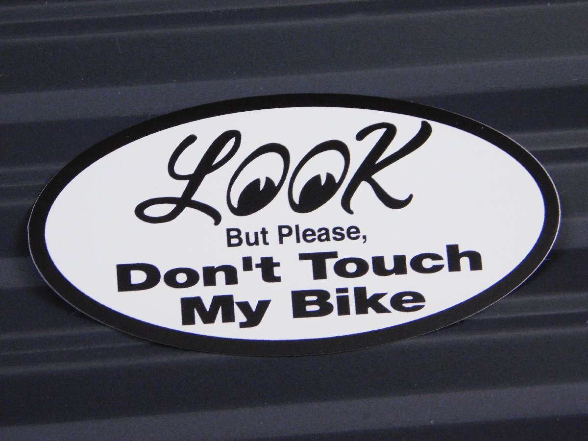 ◆送料\110◆【MOONEYES・ムーンアイズ】※《Look Don't Touch My Bike ステッカー》 DM160RO拍卖