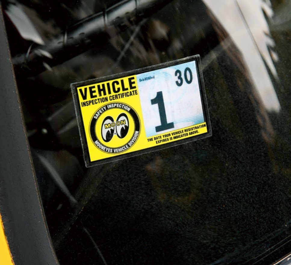 ◆送料\110◆【MOONEYES・ムーンアイズ】※ 《JCIステッカー・車検ステッカー》 DM221 車検標章 再使用可能拍卖