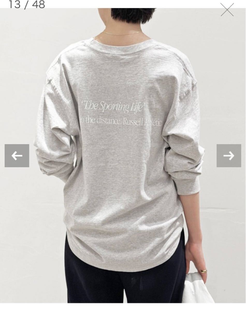 AP STUDIO【RUSSELL ATHLETIC】追加別注ロングスリーブTシャツ¥7,150税込拍卖