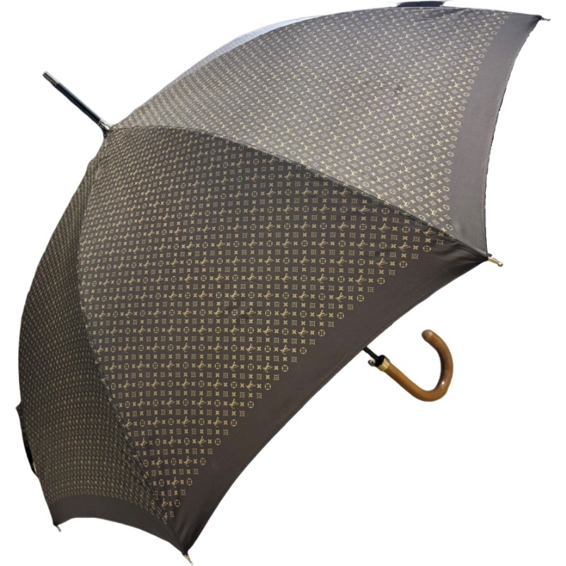 LOUIS VUITTON ルイ ヴィトン モノグラム パラプルュイ ジブレ M70107 レディース 傘 ウッドハンドル ブラウン 【中古】】 32501R2拍卖