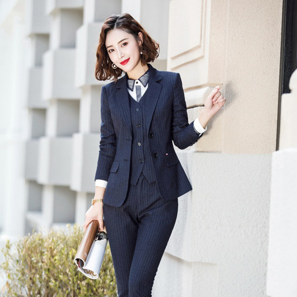 ☆ ネイビー ☆ M ☆ ビジネススーツ パンツスーツ セットアップ レディース レディース スーツ セットアップ ビジネス 上下セット拍卖