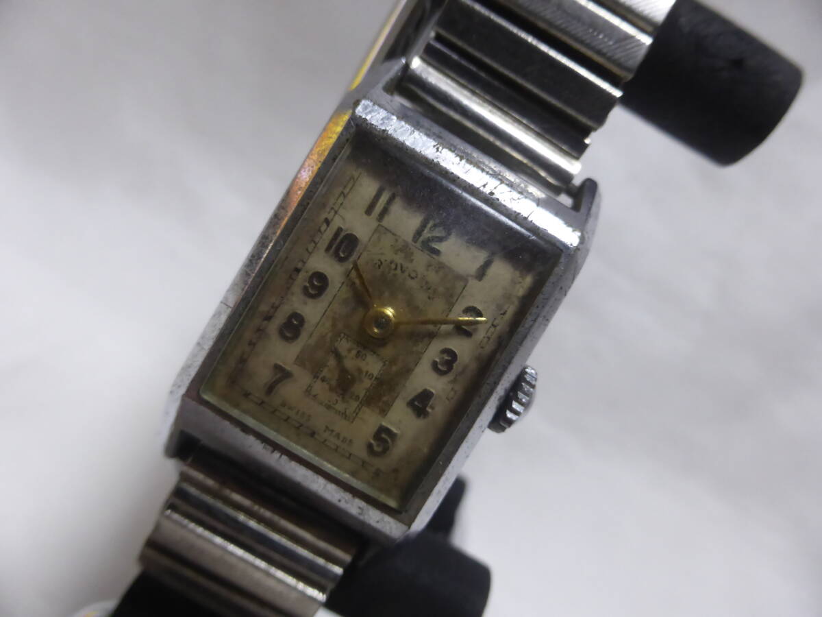 NOVORIS? 手巻き スモセコ 腕時計 アンティーク ジャンク☆拍卖